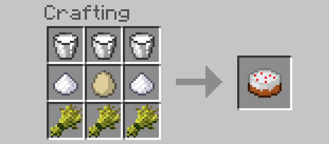 How to Make a cake in Minecraft