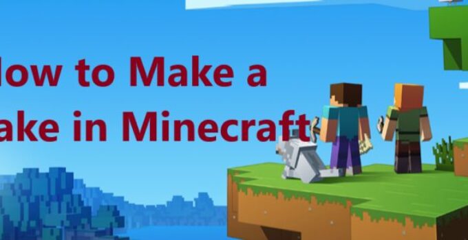 How to Make a cake in Minecraft 2019