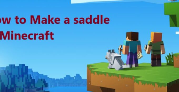 How to Make a saddle in Minecraft 2019