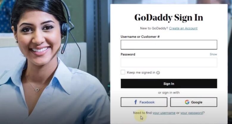 go daddy account password