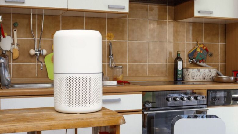 smart air purifiers in kitchen