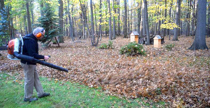 Airflow in leaf blowers